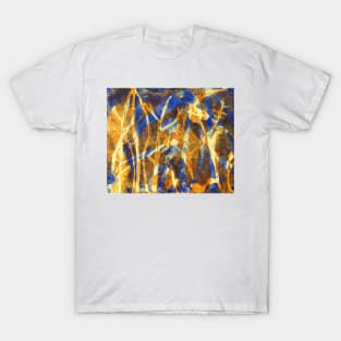 Native Grasslands Bidiversity 2B Acrylic Monoprint T-Shirt